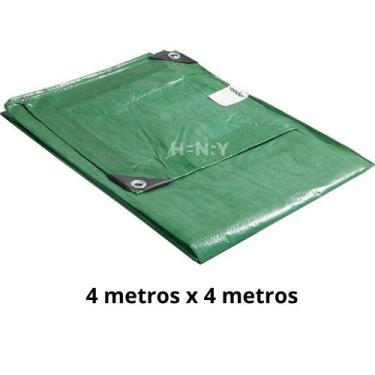 Imagem de Lona de Polietileno Verde 4 m x 4 m - Vonder