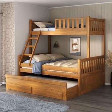 Imagem de Treliche 2 Gavetas em Madeira Maciça Estação Móveis Nathalia