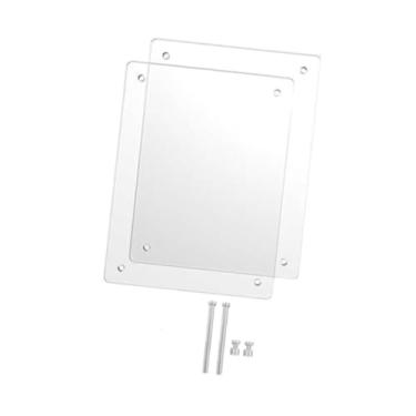 Imagem de IEUDNS Quadro de flores seco quadro de imagem acrílica clara Decoração de casa minimalista Presente Rectangle Diy Projetos