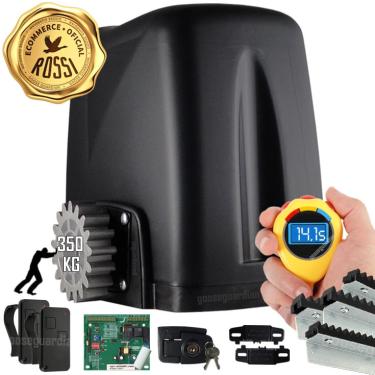Imagem de Kit 1 Motor Rossi Dz Atto 4m Crem 2 Control Portão 350Kg