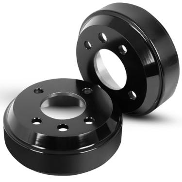 Imagem de Conjunto de cubo de tambor de freio para carrinho de golfe, adequado para carrinho de golfe Yamaha G&E 1978-Up G1 G2 G8 G9 G11 G14 G16 G19 G22 G29, substitui OEM # JU0-G6521-00-00. (Pacote com 2)