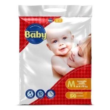 Imagem de Fraldas descartaveis primeiro baby mega m c/50 un