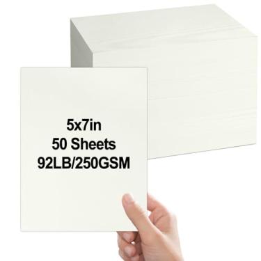Imagem de party greeting 50 folhas cartolina de convite de linho, 12 x 18 cm, branco, 42 kg, 250 g/m2, cartolina, papel texturizado pesado para impressora, cartões de índice, cartões postais, convites de