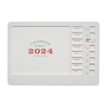 Imagem de Agenda de mesa com listas de verificação semanais e 51 folhas semanais para fazer cartolina
