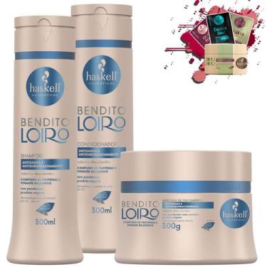 Imagem de Kit Haskell Bendito Loiro Sh Cond Masc 300ml
