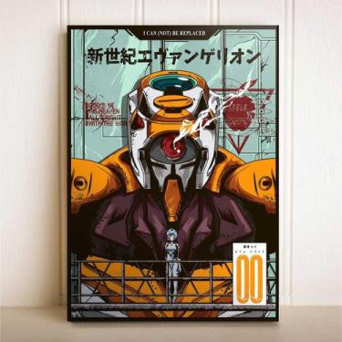 Imagem de Placa Decorativa Anime Neon Genesis Evangelion EVA 00 - Cogumelo Corp