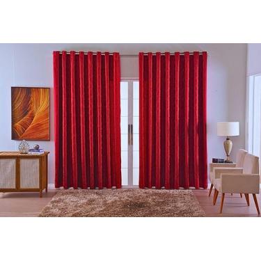 Imagem de Cortina Jacquard Luxo Em Tecido Semi Blackout Sala 6,00X2,80 - B.F Con