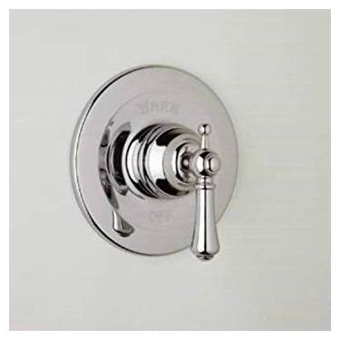 Imagem de Rohl Acabamento da válvula de chuveiro da Era Georgiana U.1700LS-EB (apenas aparação) com alavanca de metal, bronze inglês