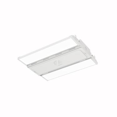 Imagem de Lithonia Lighting Compact Pro Luz LED High Bay, luminária de teto, 12.000 lúmens, luz do dia 5000K, luz de trabalho LED regulável para garagem e armazém, MVOLT 120-277V (CPHB 12LM MVOLT 50K)