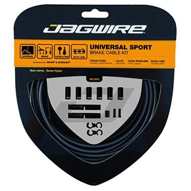 Imagem de Jagwire - Kit de cabo de freio universal esportivo DIY | para bicicleta de estrada e MTN | e compatível | cinza gelo