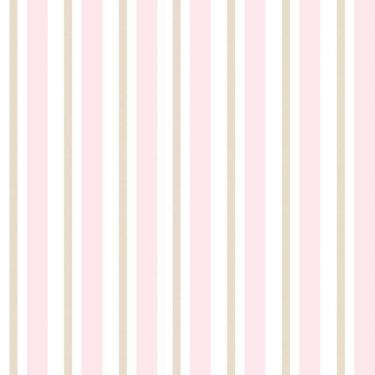 Imagem de Papel De Parede Listrado Tons Rosa E Branco Infantil Adesivo