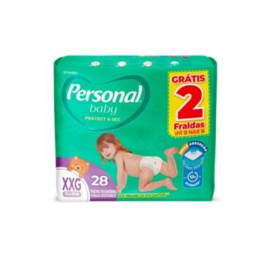 Imagem de Fralda Personal Baby Protect & Sec Mega - Tam XXG - 28 unidades - ATAC