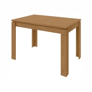 Imagem de Mesa De Jantar Tampo Mdp 120Cm Athenas Móveis Lopas Amêndoa Clean