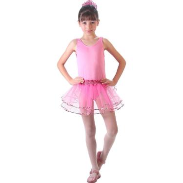 Imagem de Fantasia Infantil - Bailarina Basic - Tamanho G (9 A 12 Anos) - 10652 - Sulamericana