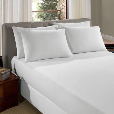 Imagem de Lençol De Malha Avulso 100% Algodão Vivaldi Branco Queen