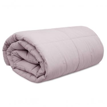 Imagem de Edredom Diamond Toque De Plumas Dobby Appel Rosa Soft - Solteiro