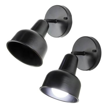 Imagem de Kit Com 2 Arandelas City - Articulada 90º - Preta