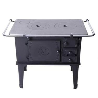 Imagem de Fogão A Lenha 3e Ferro Fundido N1 Saída Esquerda