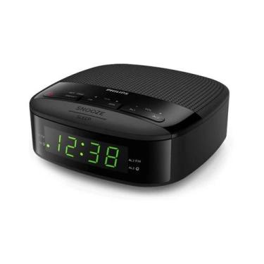 Imagem de Rádio Relógio Digital Bivolt Despertador E Função Soneca - Philips