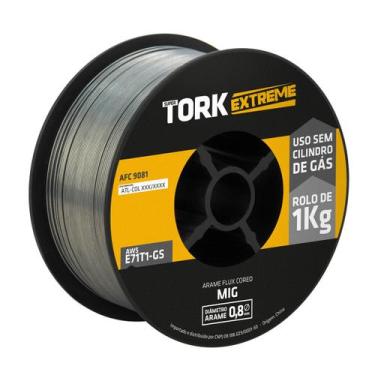 Imagem de Arame Revestido Solda Mig Para Uso Sem Gás 0,8mm Rolo 1kg Super Tork