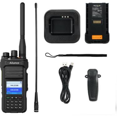 Imagem de Rádio amador portátil Retevis Ailunce HA1UV, rádio de banda dupla com 