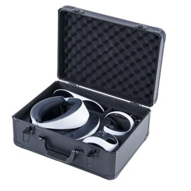 Imagem de BOMIIPOR Estojo De Armazenamento Para Psvr2, Fone Ouvido Portátil Viagem Compatível Com Psvr 2 E Controles Toque - Caixa Transporte Rígida Adequada Doméstico.
