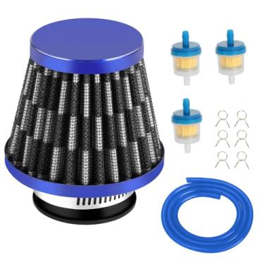 Imagem de EOPOAYI Filtro de ar de 38 mm (1-1/5.1 cm) compatível com GY6 139QMB Taotao Roketa Jonway Vitacci Sunl BMS Lance Wildfire 125cc 110cc 90cc 70cc scooter ciclomotor ATV Quad 4 rodas Go Kart Pit Dirt