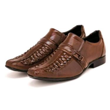 Imagem de Sapato Masculino SOCIAL De Sintético - BR 2, Marrom, 41
