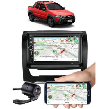 Imagem de Central Multimidia Strada 2017 Mp5 Espelhamento Moldura Câmera De Ré -
