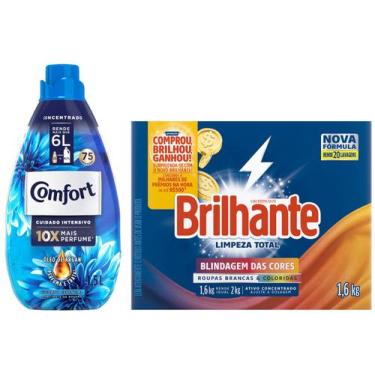 Imagem de Amaciante Comfort Concentrado Cuidado Essencial - 1,5L + Sabão em Pó B