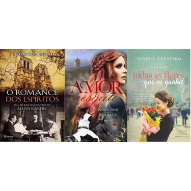 Imagem de Kit 3 Livros O Romance Dos Espíritos + Amor E Resgate + - Planeta