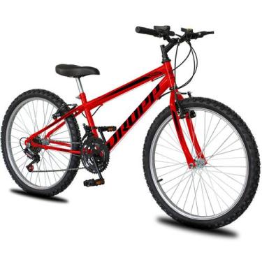 Imagem de Bicicleta Aro 26 Dropp Sport Infantil Adulto18 vel marchas Freio V-Bra