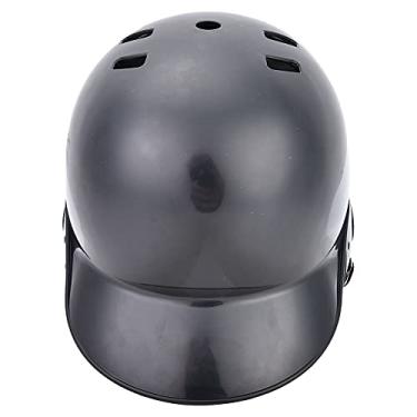 Imagem de KIMISS Sport Baseball Batting Helmet para Adultos, Adolescentes e - Equipamentos de Proteção Com Alça Ajustável, Ajuste Leve, Confortável e Design Respirável (Preto)