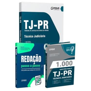 Imagem de Combo Impresso TJ PR - Técnico Judiciário - 3 em 1 (Pós-Edital) - Nova