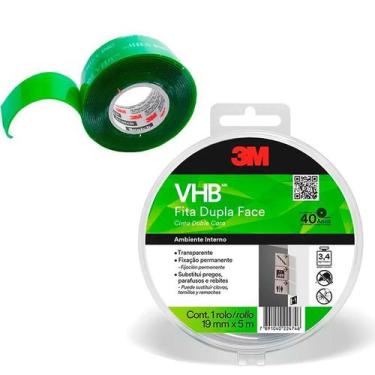 Imagem de Fita Dupla Face 3M Transparent Extra Forte 3.4Kg 5Metro 19Mm