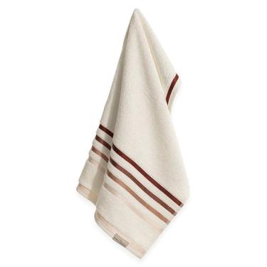 Imagem de Toalha De Banho Lumina Fio Penteado Max Karsten Ivory/ferrugem