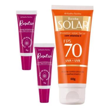 Imagem de 2 Creme Regenerador para Área dos Olhos Rosativ + Protetor Solar Facia