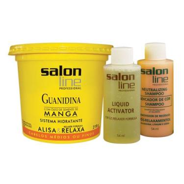 Imagem de Creme de Relaxamento Salon Line Guanidina Manga Regular para Cabelos M