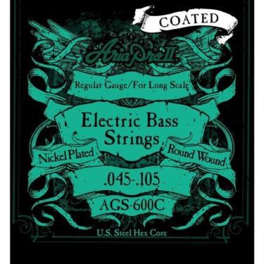 Imagem de Encordoamento Baixo 4 Cordas Coated .045 Ags600C Aria Pro Ii