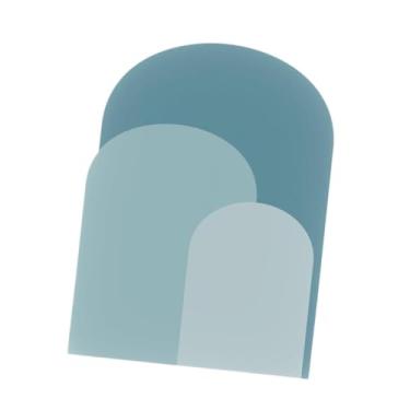 Imagem de IEUDNS Adesivo de parede em arco, decoração artística para quarto, fundo, festa de berçário, porta interna, papel de parede em arco, adesivo de boho, Azul