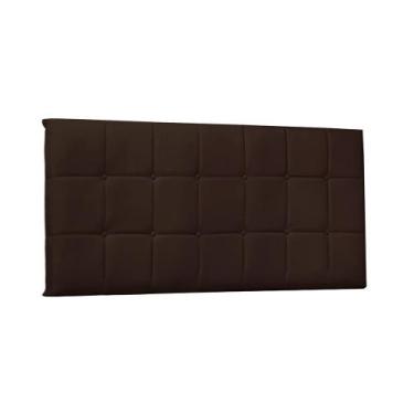 Imagem de Painel de Cama 195cm Sonhare Suede - Lucadi Home, Suede Café