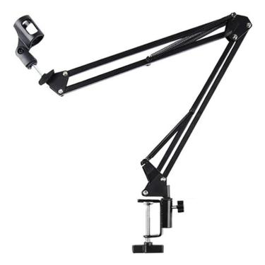 Imagem de Braço Suporte Pedestal De Mesa Articulado Para Microfones