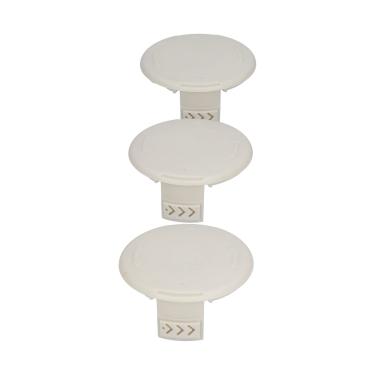 Imagem de Zerodis Substituição de Tampas de Bastidores de Apartador para Cortadores de Grama Com Fácil Instalação, Compatível para um Aparador de 18V 24V 40V Sem Fio, 3PCS Spool Cobert para Acessórios para