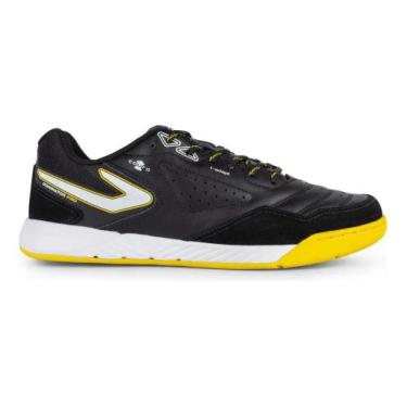 Imagem de Tenis Futsal Topper Dominator Pro V 5 Em Couro Profissional, Preto, 42