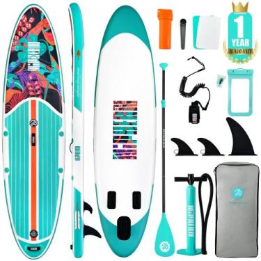 Imagem de Prancha de stand up paddle inflável Niphean 10'6" para adultos