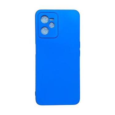Imagem de Capa Realme C35 Silicone Aveludada Protege Câmera Colorida Capinha Ant