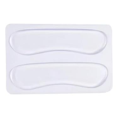 Imagem de Protetor calcanhar Silicone Transparente Ajuste Sapato 2 pçs - ShopMM