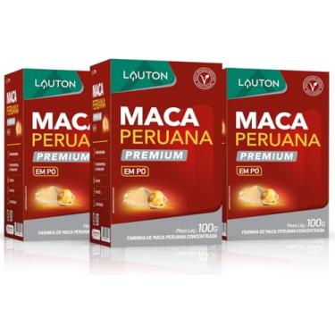 Imagem de Kit 3 Maca Peruana Premium em Pó, Farinha Concentrada, 100g, Sem Glúten