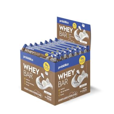 Imagem de Whey Bar High Protein - Côco, Probiótica, 24 Unidades 40 G