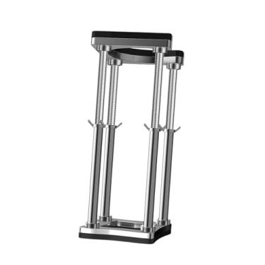 Imagem de IEUDNS Suporte de pia embutido para lavatório, ajustável, sem furadeira, fácil instalação, versátil para pernas de pia de cozinha com estrutura fixa, 28cm a 38cm